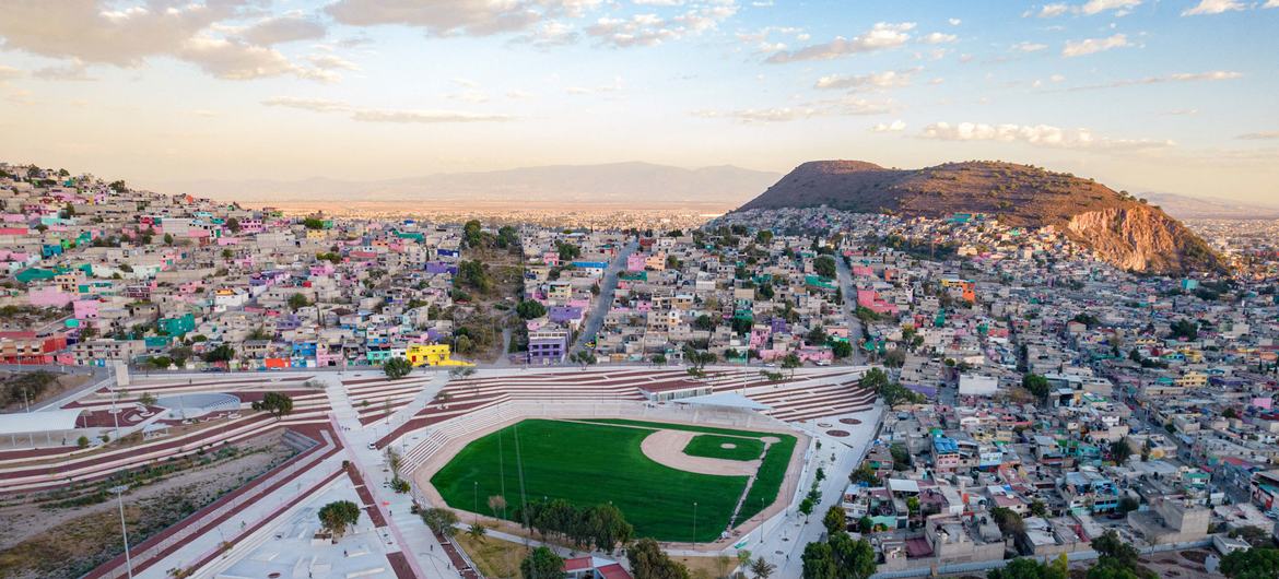 The Bicentennial Park in Ecatepec, Mexico The Bicentennial Park in Ecatepec, Mexico
