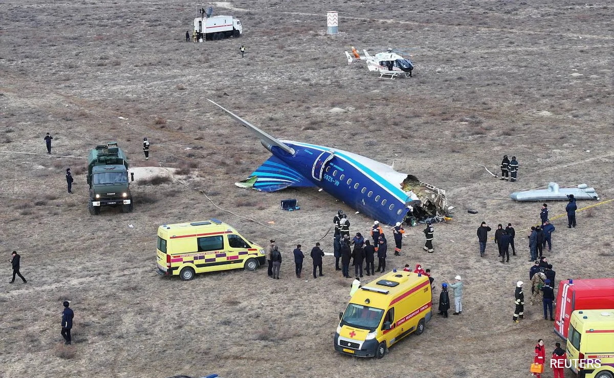 Azerbaijan President Says Plane That Crashed Was Shot At From Russia
