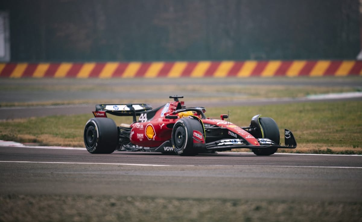 Lewis Hamilton Unharmed After Crashing During Ferrari Barcelona Test