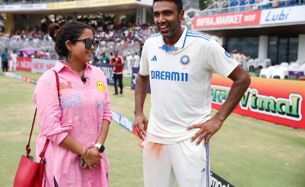 "She Thought I Had A Man Crush On...": Ravichandran Ashwin Reveals Wife Prithi's 'Concern'