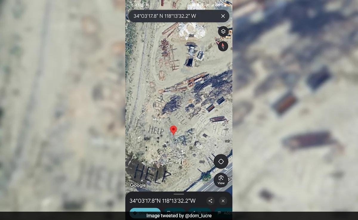 ‘Help’ Sign On Google Maps Near Los Angeles Shipping Yard Sparks Conspiracy Theories