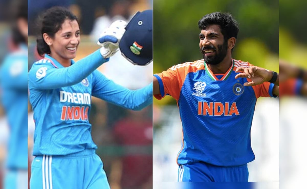BCCI Awards: Jasprit Bumrah Is Best Men's Cricketer, Smriti Mandhana Bags Women's Honour, Lifetime Award for Sachin Tendulkar