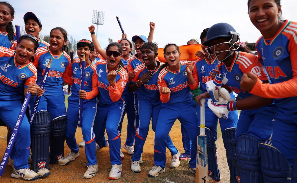 BCCI Announces Massive Cash Reward For Under-19 Women's T20 World Cup-Winning Team
