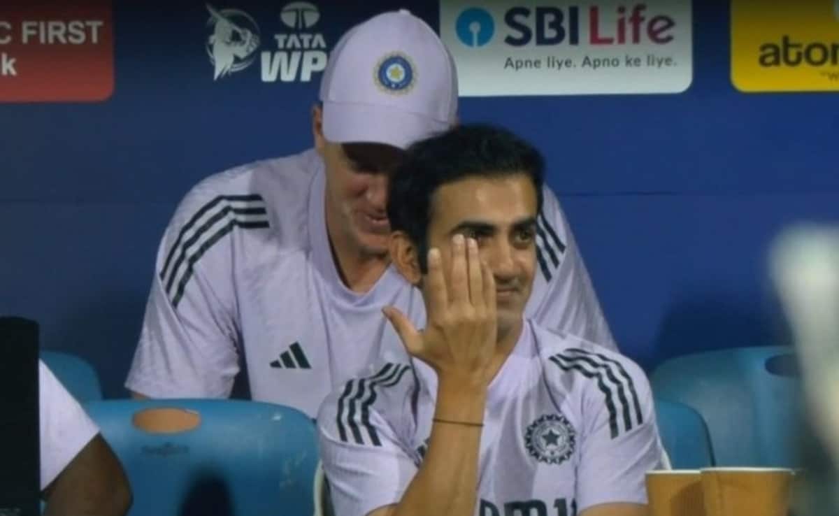 Gautam Gambhir's Unseen Reaction Viral As India Star Takes Stunner Near Dugout