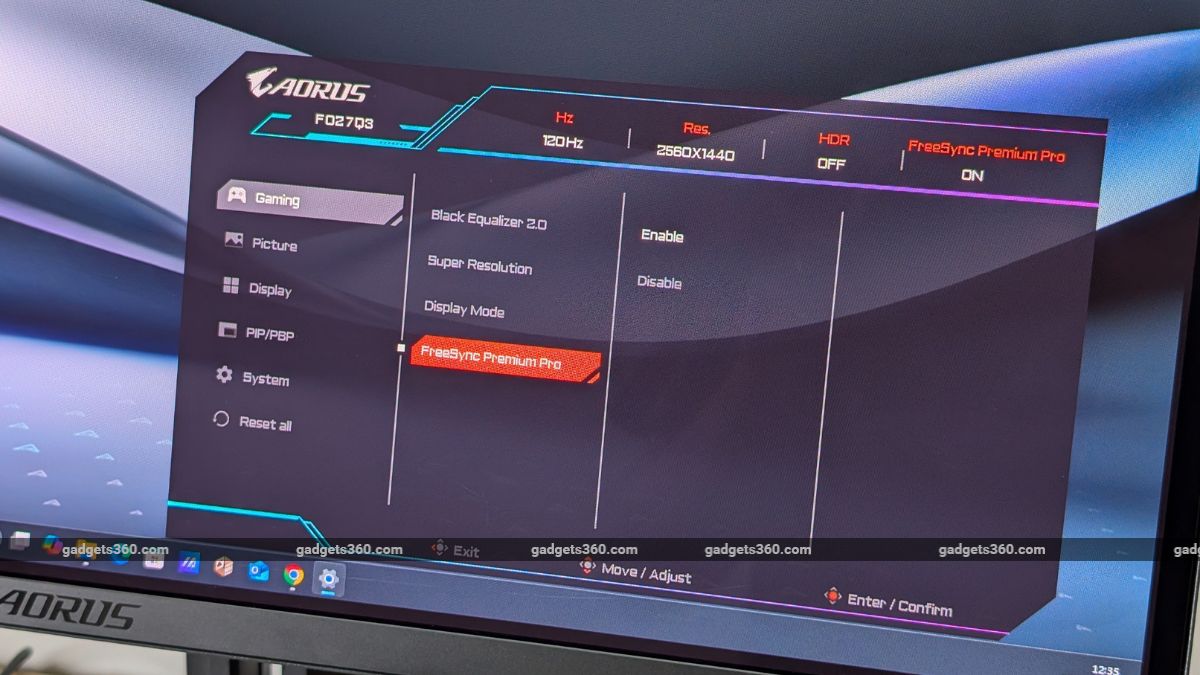 Gigabyte Aorus FO27Q3 review7 GigabyteAorusFO27Q3
