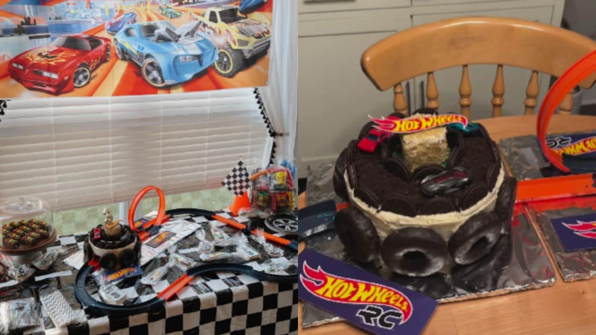"Uncle Of The Year": Man Creates Hot Wheels-Themed Cake For Nephews Birthday, Internet Approves
