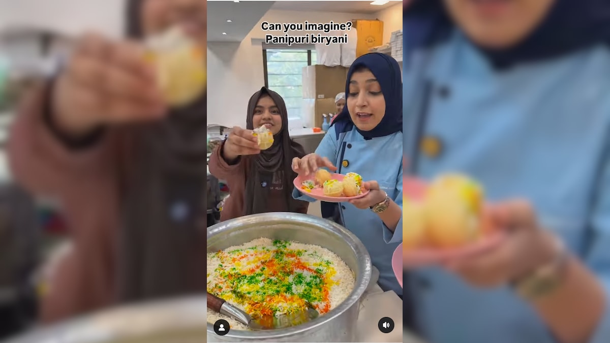 Viral Video: Chef Makes And Serves Pani Puri Biryani, Students Scream "No"