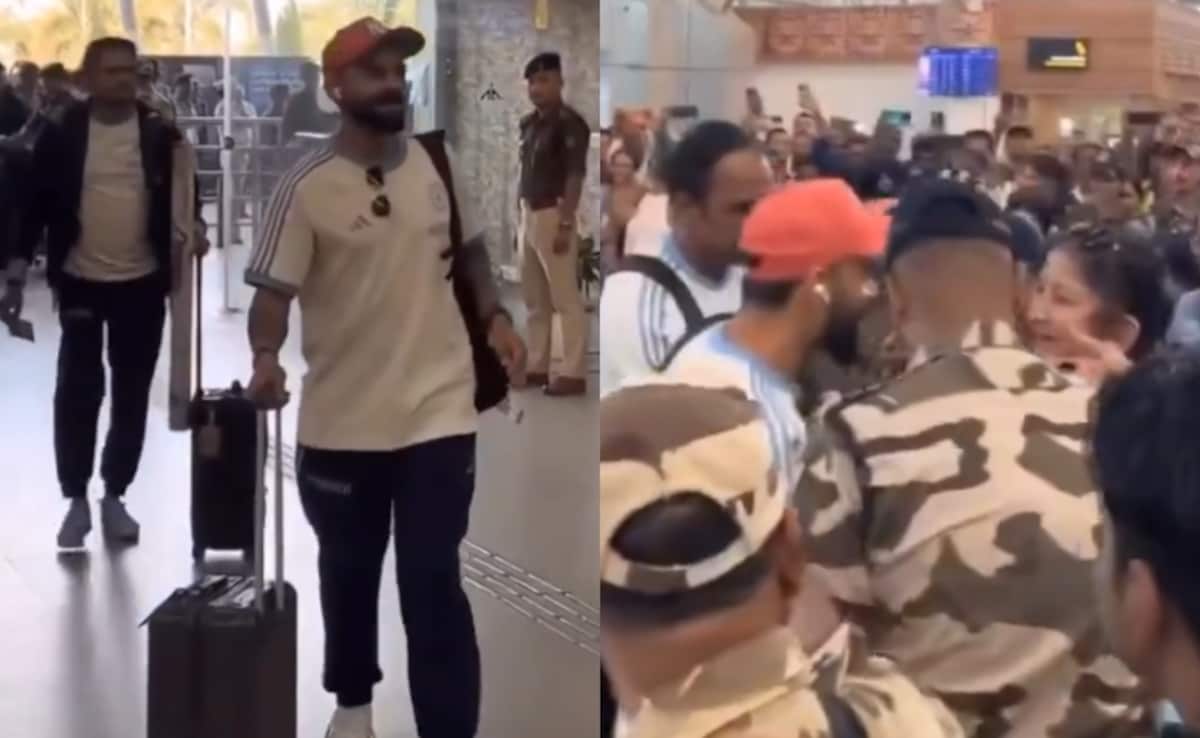 "Who Is She?" Virat Kohli Ignores Security, Hugs Woman At Airport. Internet Curious - Video