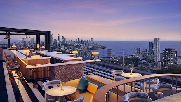 A fancy rooftop view at AER, Four Seasons