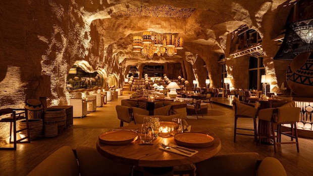 Dramatic cave-like look that seems otherworldly