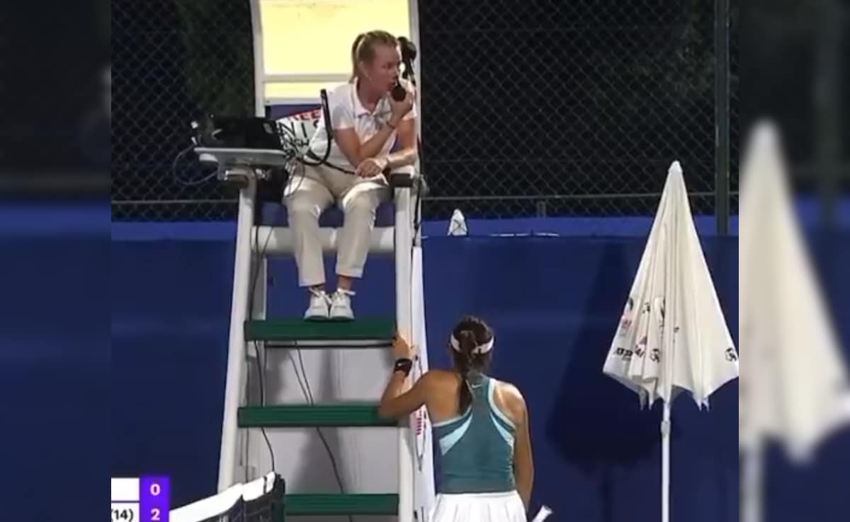 Former US Open Champion Breaks Down In Tears, Hides After Umpire’s Chair To Avoid Stalker. Watch
