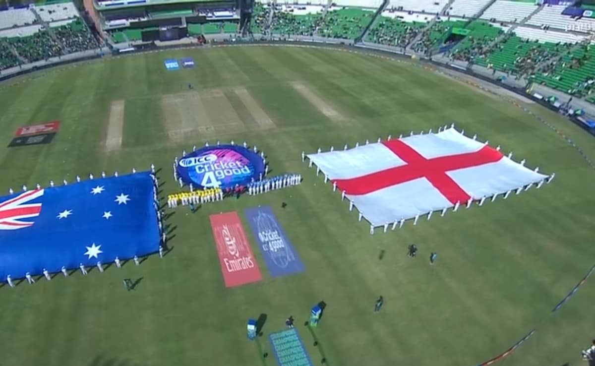 Indian National Anthem Played In Lahore Ahead Of Australia vs England CT 2025 Games; PCB Gets Ridiculed. Watch