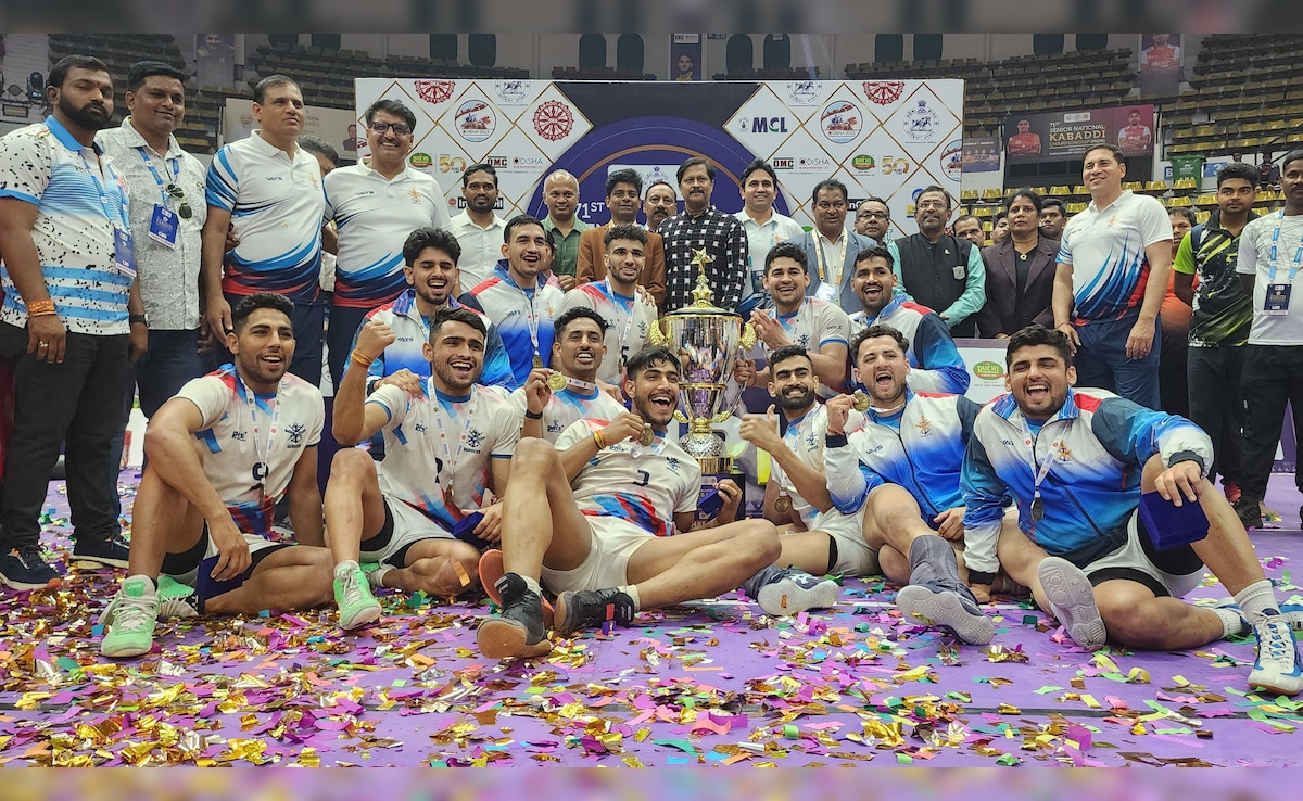 Naveen Kumar-Led Services Clinch 71st Senior National Men's Kabaddi Championship Title