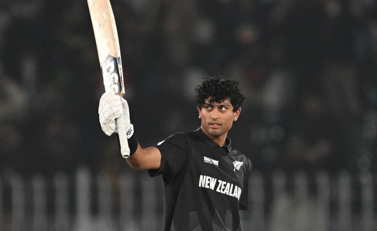 Rachin Ravindra Hundred Powers New Zealand Into Champions Trophy Semifinals