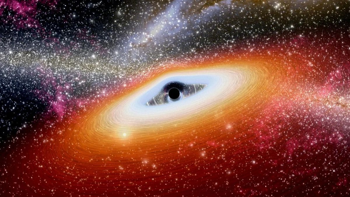 Astronomers Find a 200,000-Light-Year Black Hole Jet in the Early Universe