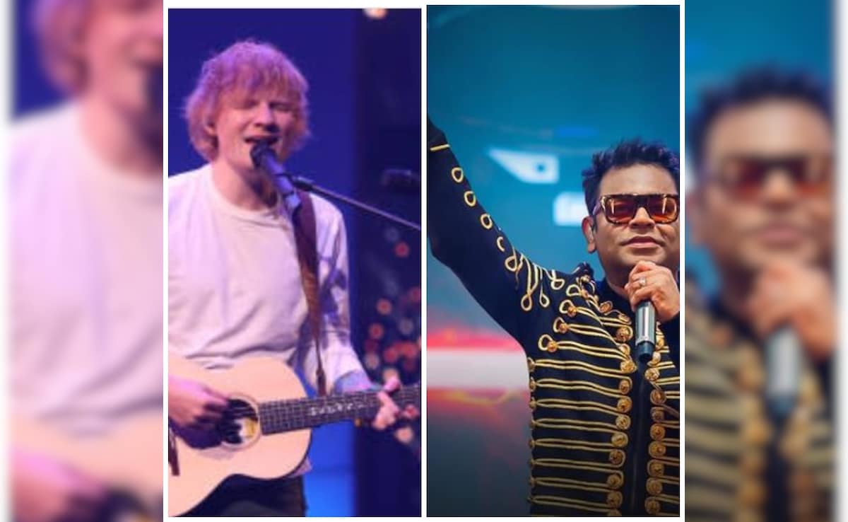 ED Sheeran And AR Rahman Perform Shape Of You And Urvashi. Watch