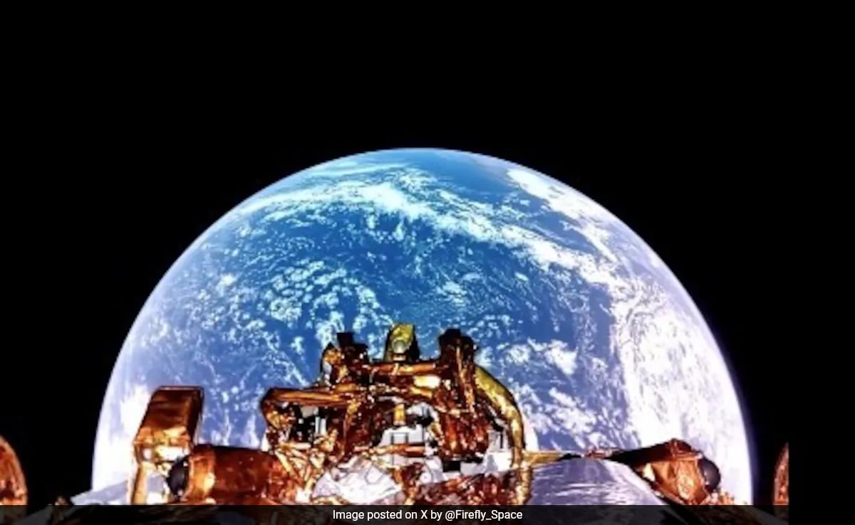 En Route To Moon, Blue Ghost Captures Stunning Visuals Of Earth