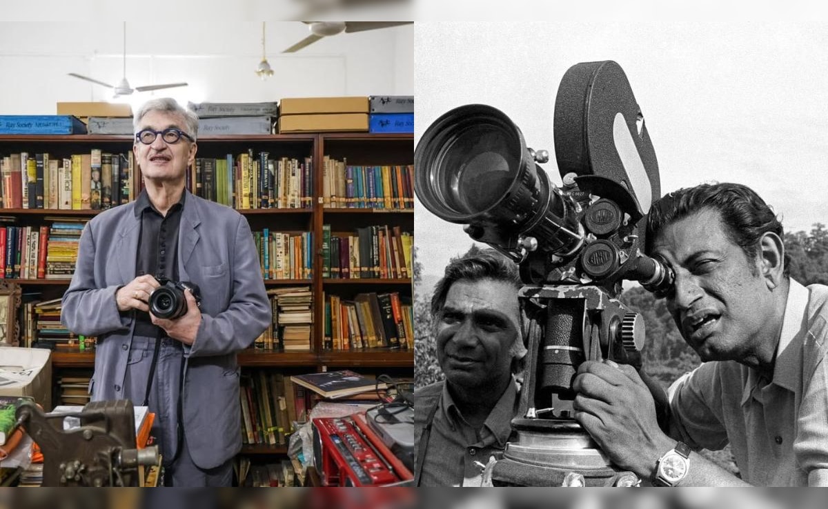 German Filmmaker Wim Wenders Visits Satyajit Ray's House In Kolkata