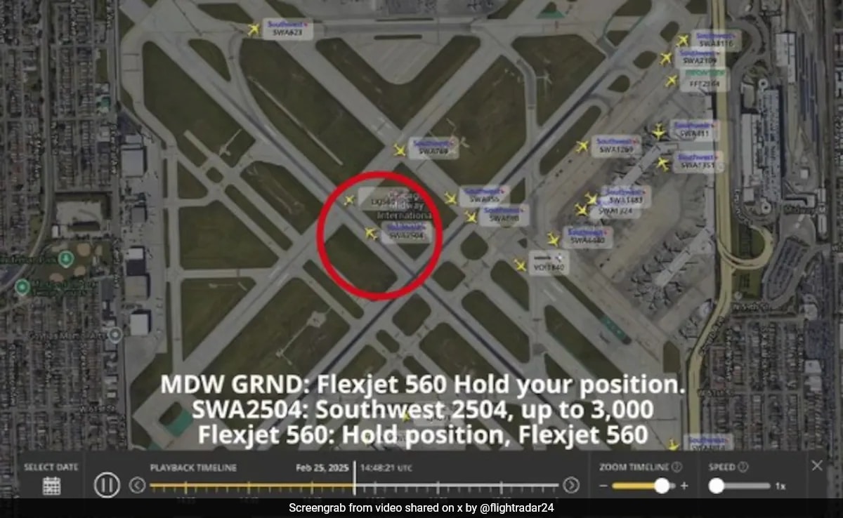 How Pilot's "Mistake" Led To Near Collision Of Planes On US Runway