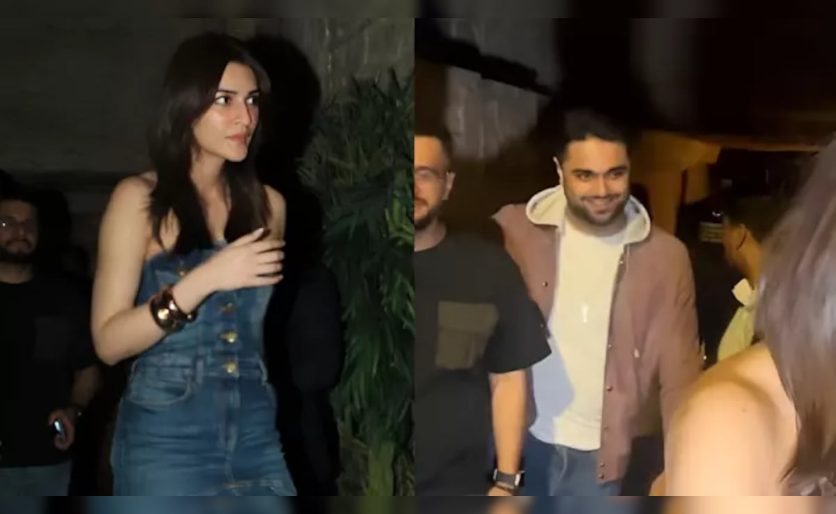 Kriti Sanon's Dinner Date With Rumoured Boyfriend Kabir Bahia