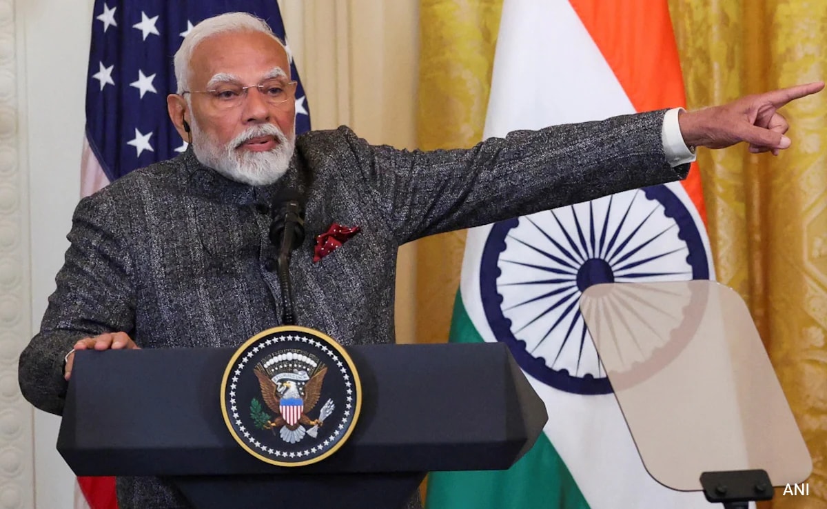PM Modi During US Presser