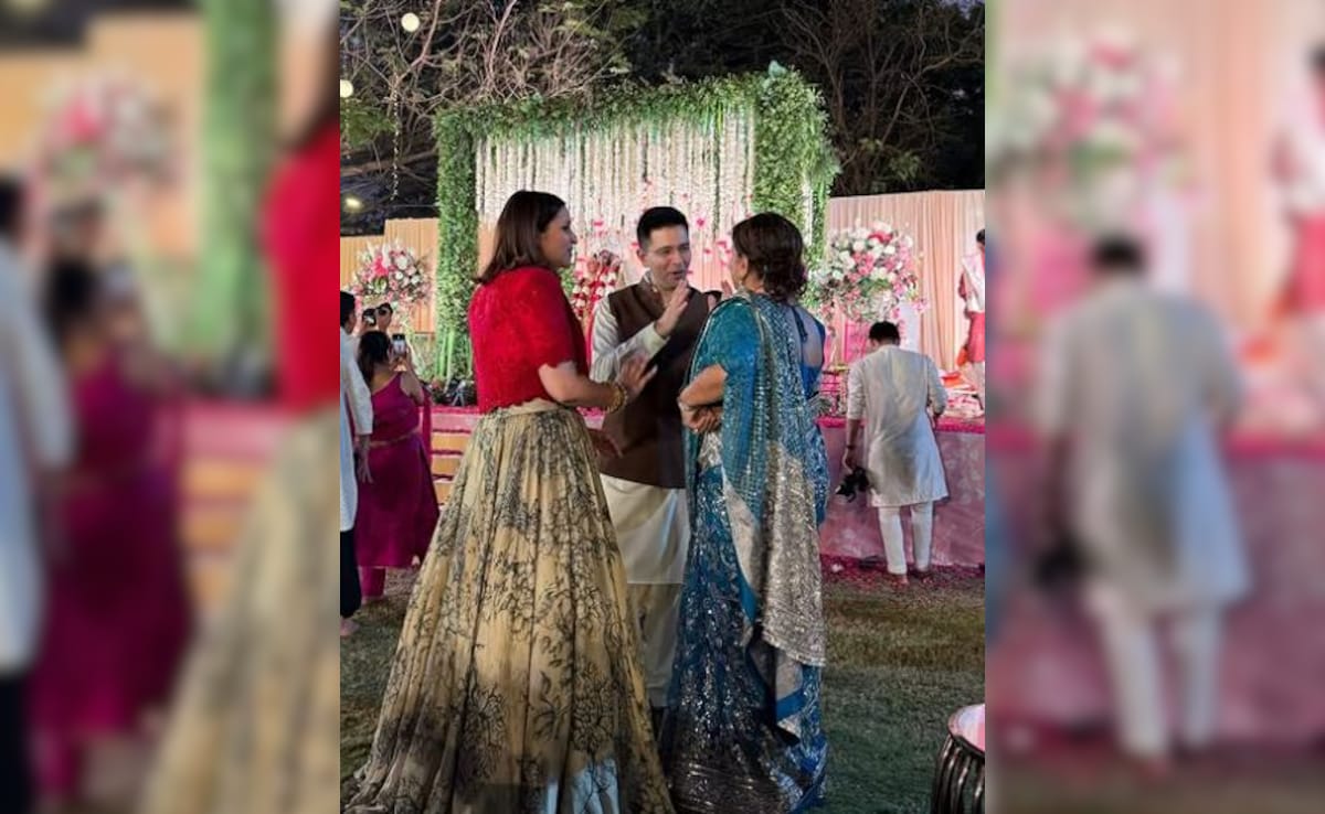 Parineeti Chopra And Raghav Chadha Catch Up With Priyanka Chopra’s Mother Madhu At Siddharth’s Wedding Amid Rift Rumours