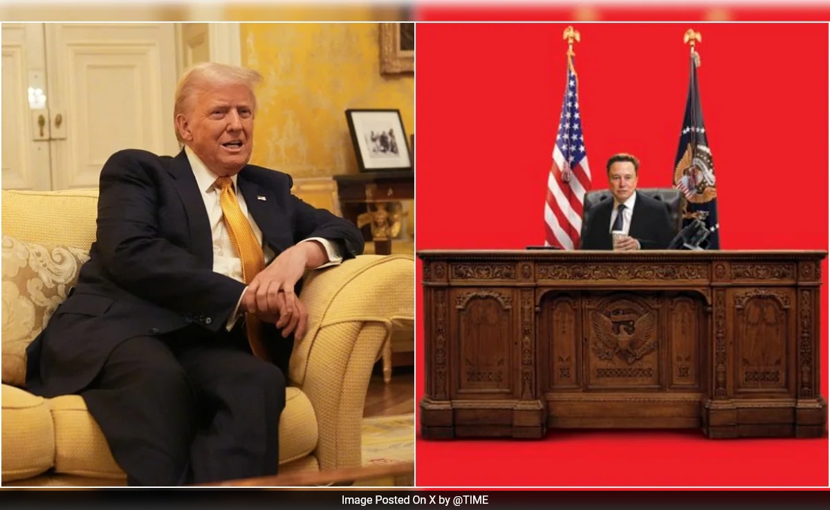 Trump Mocks Time Magazine After Cover Puts Musk Behind President's Desk