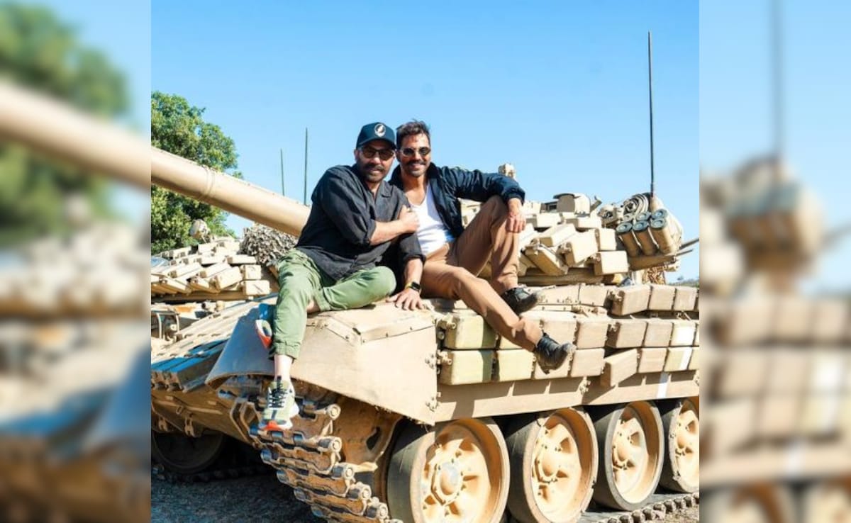 Varun Dhawan Shares A BTS Pic With Sunny Deol From Border 2 Set: "Sunny Days"