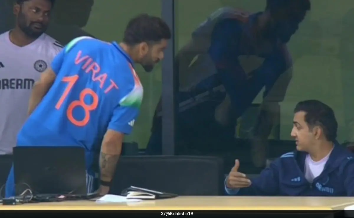 Gautam Gambhir Visibly Upset With Virat Kohli In India's Dressing Room, Has Animated Chat
