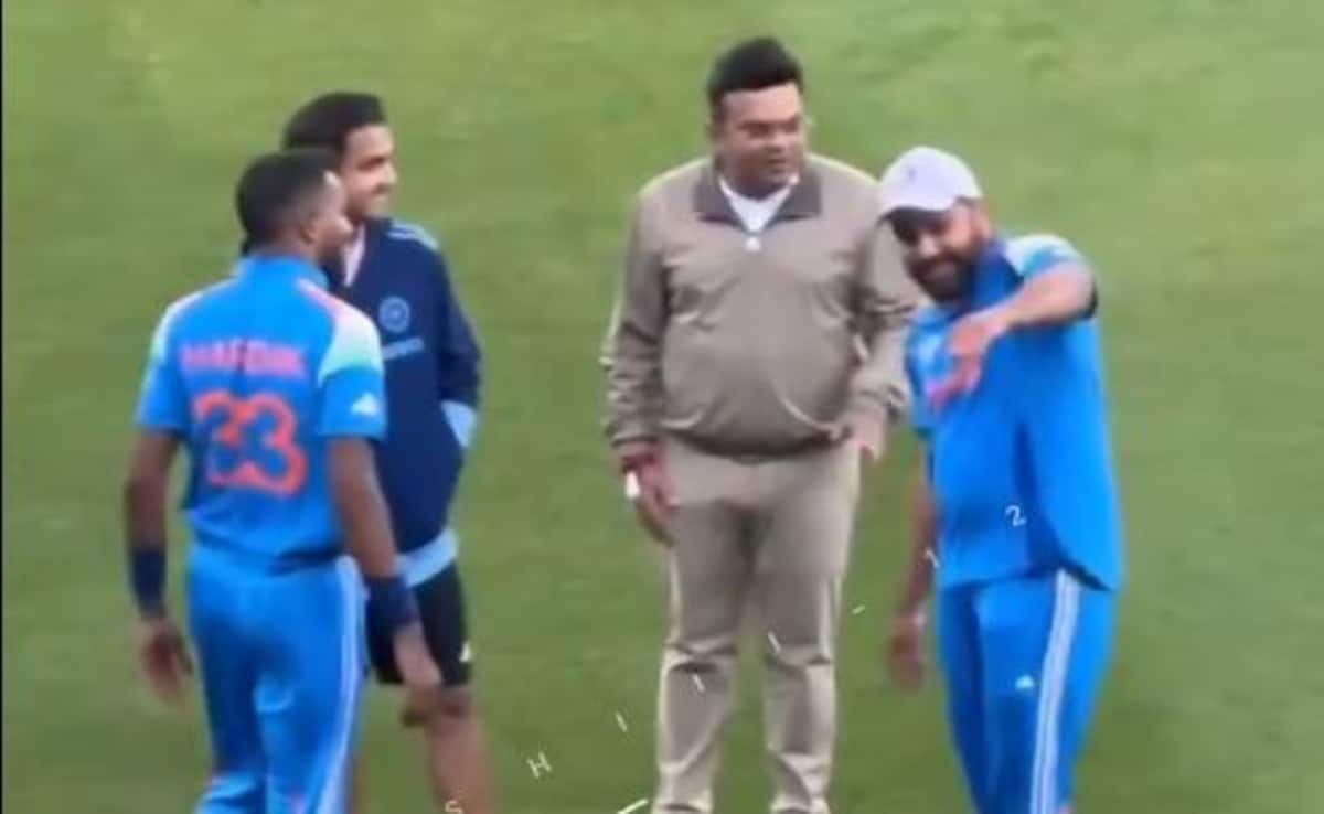 As Rohit Sharma Imitates Hardik Pandya's Viral Six, ICC President's Reaction Viral. Watch
