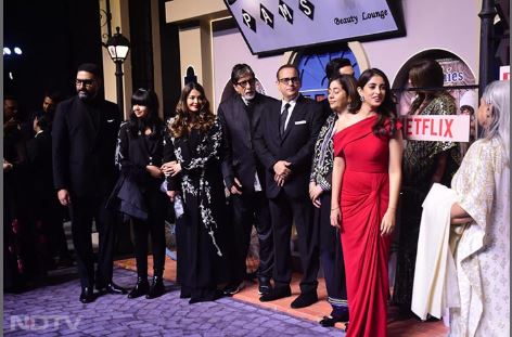 The Bachchans at The Archies premiere 