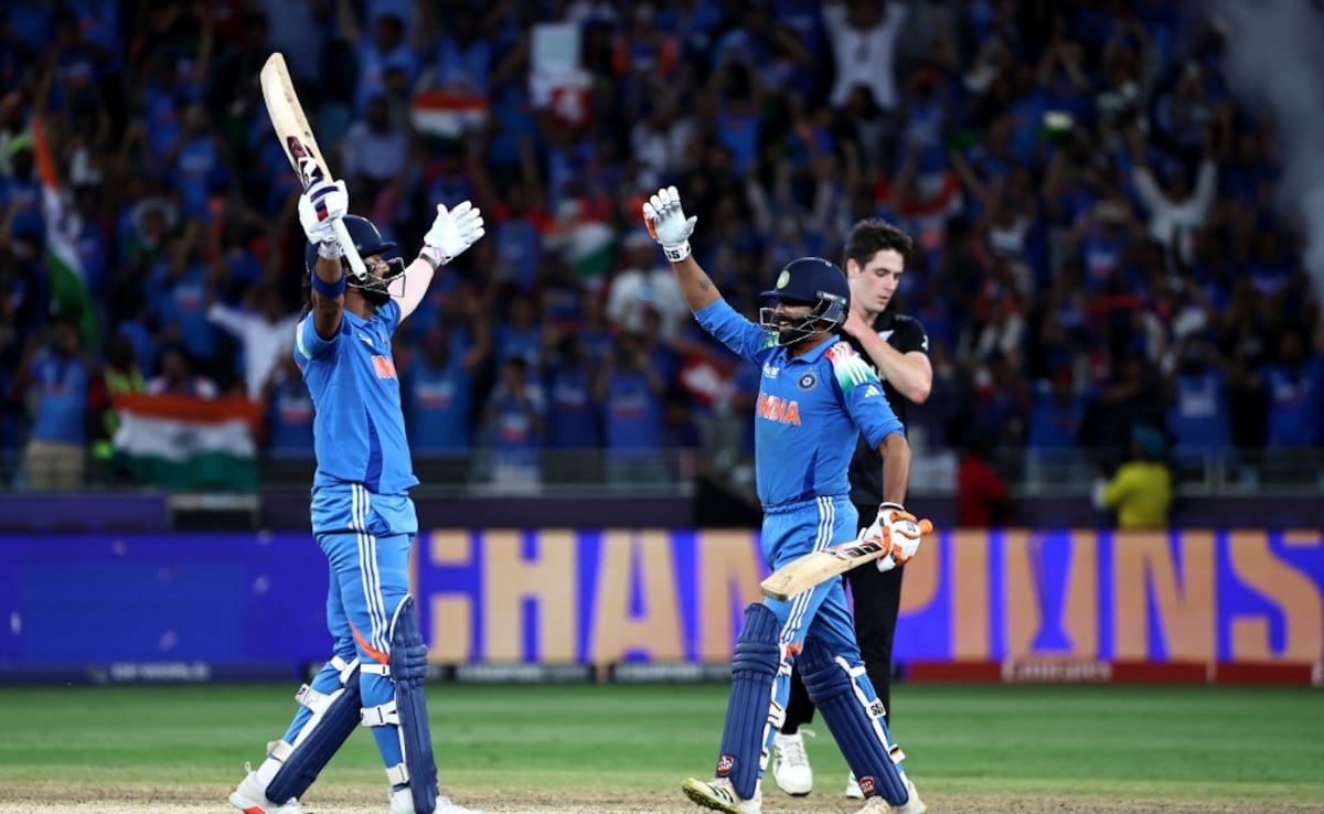 India Beat New Zealand By 4 Wickets To Clinch Record-Breaking 3rd Champions Trophy Title