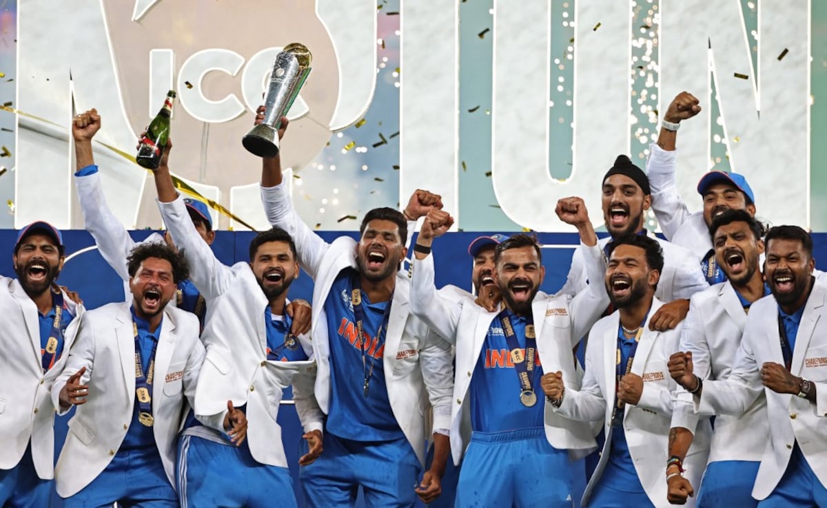 BCCI’s Cash Reward For Champions Trophy Is 3 Times Of Official Prize Money