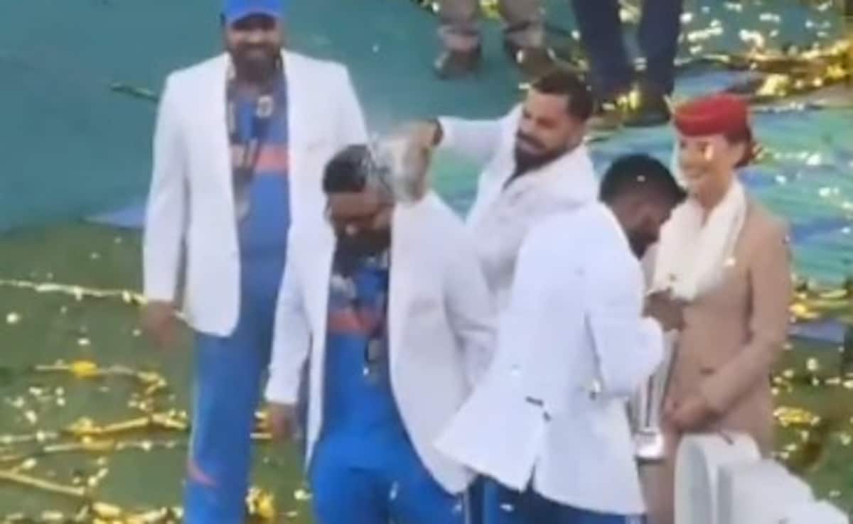 Virat Kohli Lets Loose, Joins In The Fun With Champagne Attack On India Teammate. Internet Goes Wild