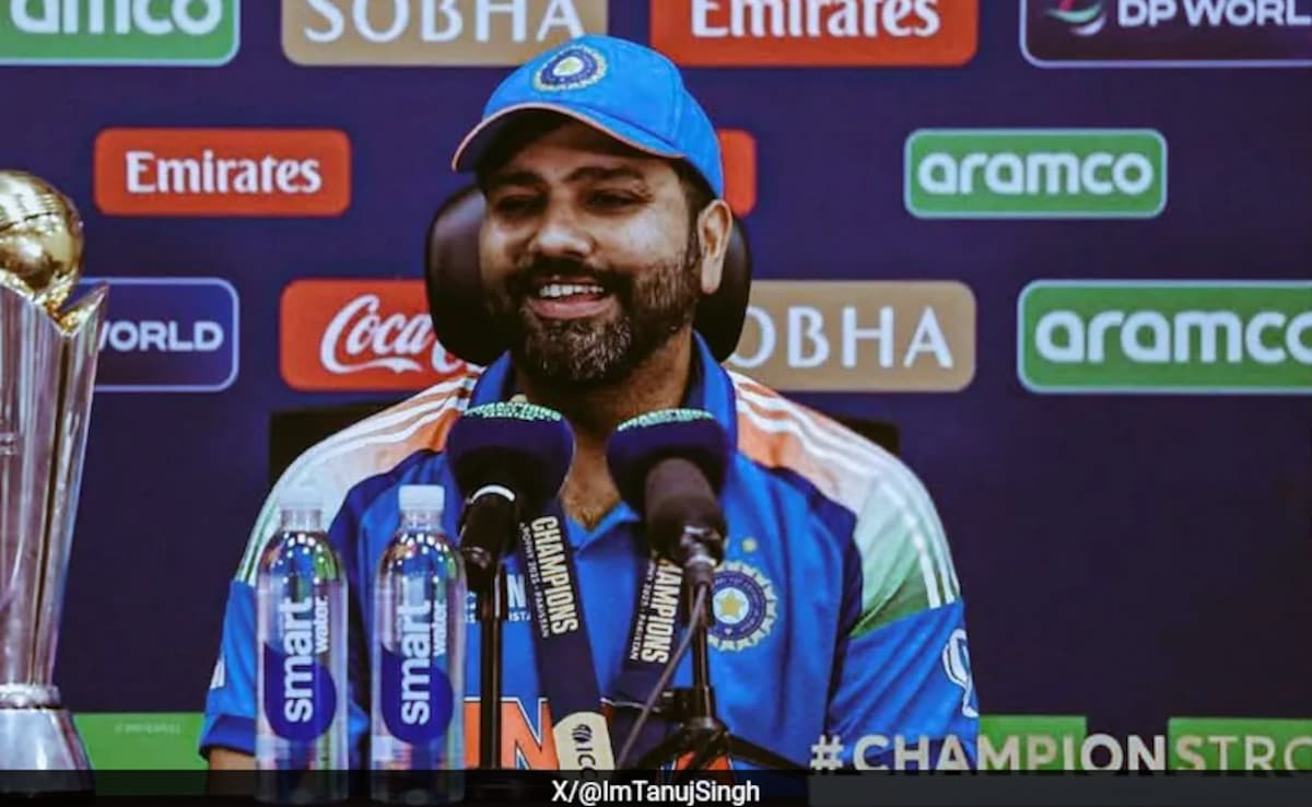 "Haven't Done Anything...": Rohit Sharma's Blunt Admission On CT 2025 Match-Winning Knock