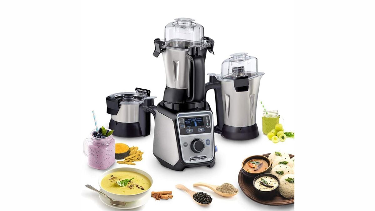 Hamilton Beach 1400W Stainless Juicer Mixer Grinder Hamilton Beach 1400W Stainless Juicer Mixer Grinder