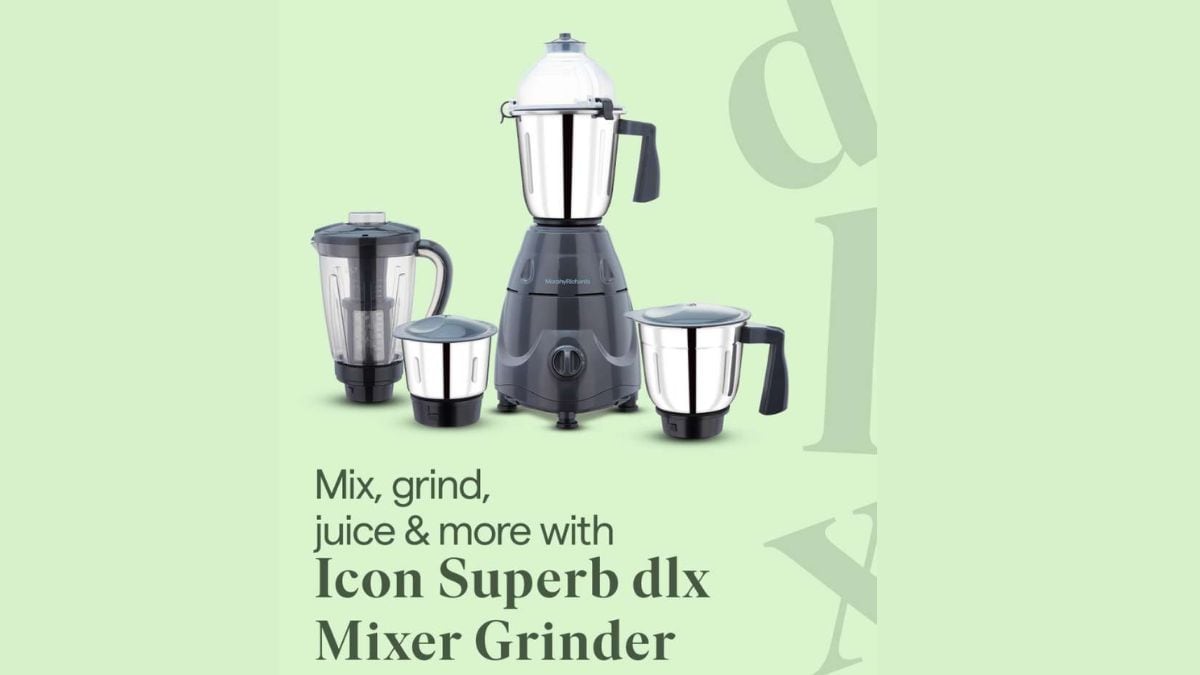 Morphy Richards Icon Superb Dlx 4 Jar Mixer Grinder Morphy Richards Icon Superb Dlx 4-Jar Mixer Grinder