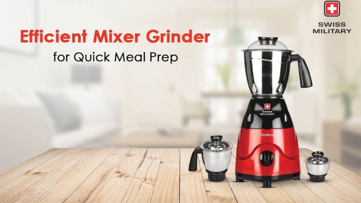 Swiss Military Prime 750W Mixer Grinder Swiss Military Prime 750W Mixer Grinder