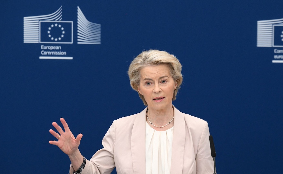 Russia Should Back Ukraine Ceasefire For "Just And Lasting Peace": EU Chief
