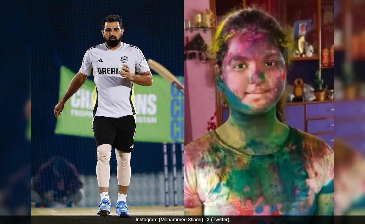 Playing Holi 'Crime': Mohammed Shami's Daughter Becomes Cleric's Fresh Target