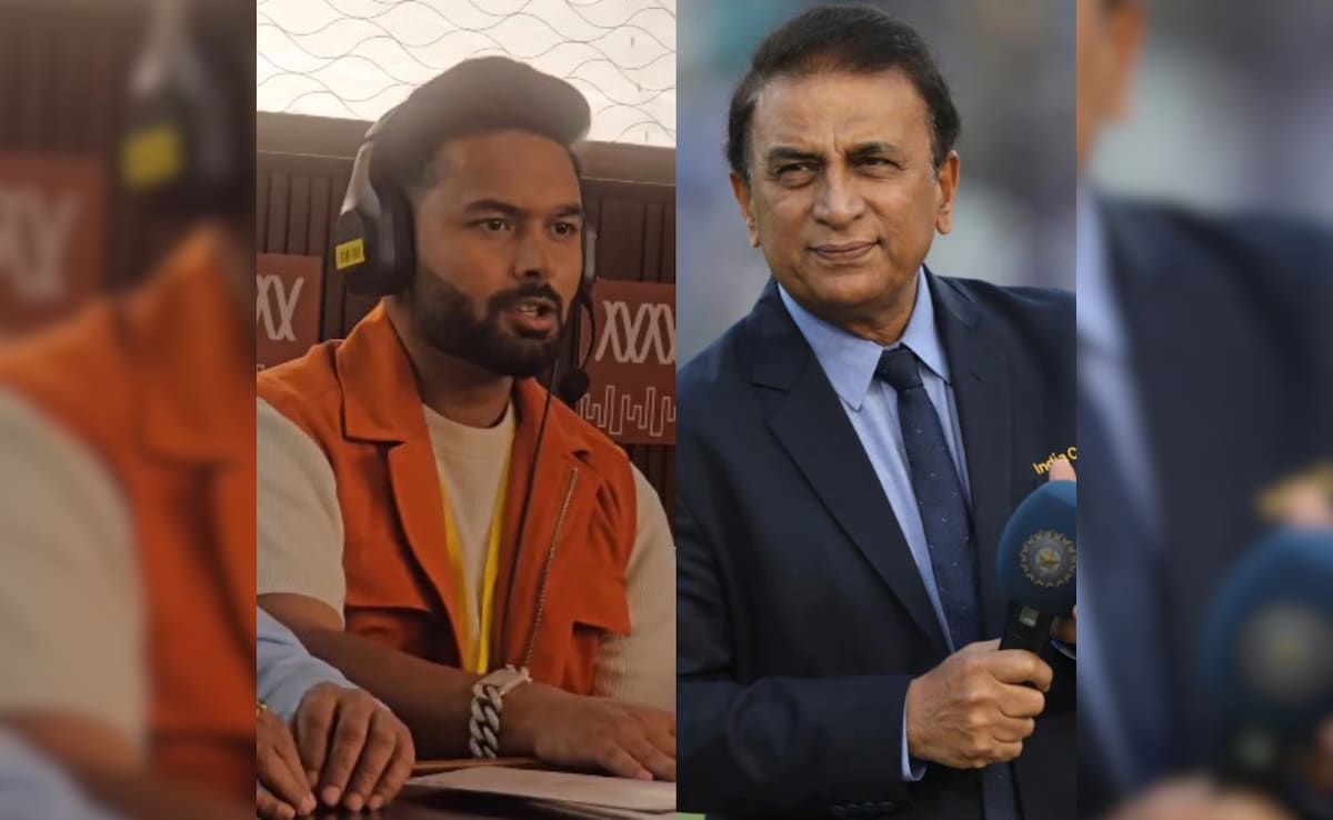 Rishabh Pant Mimics Sunil Gavaskar’s ‘Stupid, Stupid, Stupid’ Remark, Sets Internet On Fire