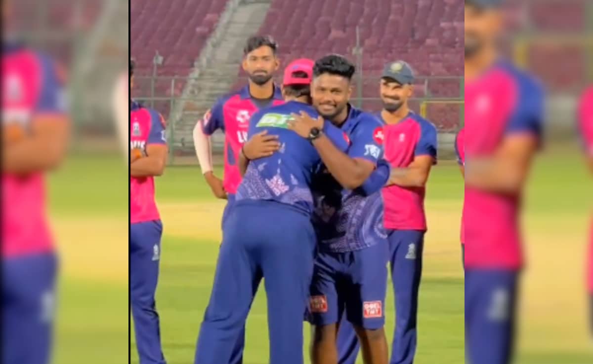 After Undergoing Finger Surgery, Captain Sanju Samson Joins Rajasthan Royals Squad For IPL 2025