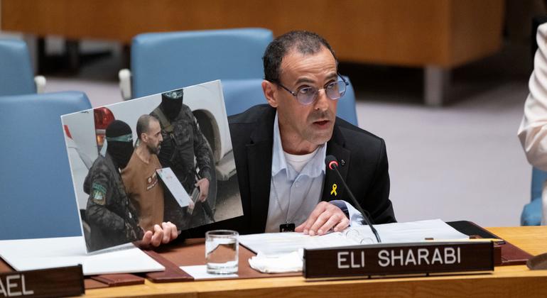 Gaza: ‘Bring them all home now’, freed hostage tells Security Council