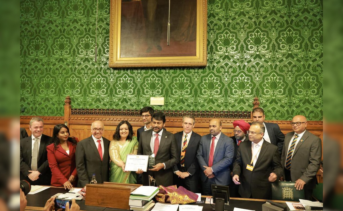 Chiranjeevi Receives Lifetime Achievement Award At House Of Commons: "Heart Filled With Gratitude"