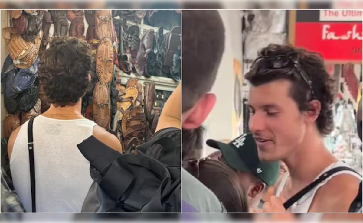 Ahead Of Lollapalooza 2025, Shawn Mendes Spotted Shopping In Mumbai