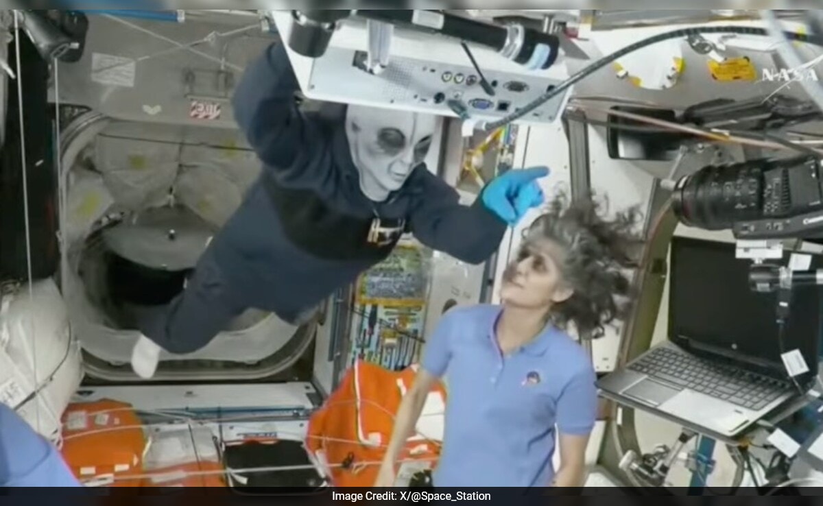 'Alien' Encounter At Space Station As New Crew Meets Stranded Astronauts