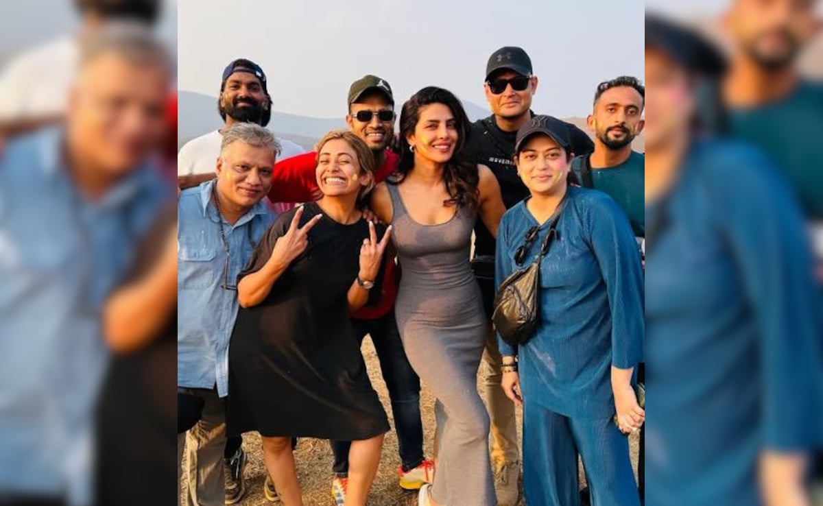 Inside Priyanka Chopra's "Working Holi" On Sets Of SS Rajamouli And Mahesh Babu's SSMB29
