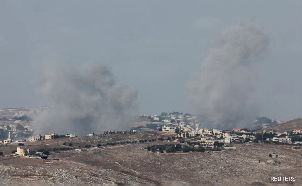 Israel Army Says Struck Hezbollah "Military Sites" In South Lebanon