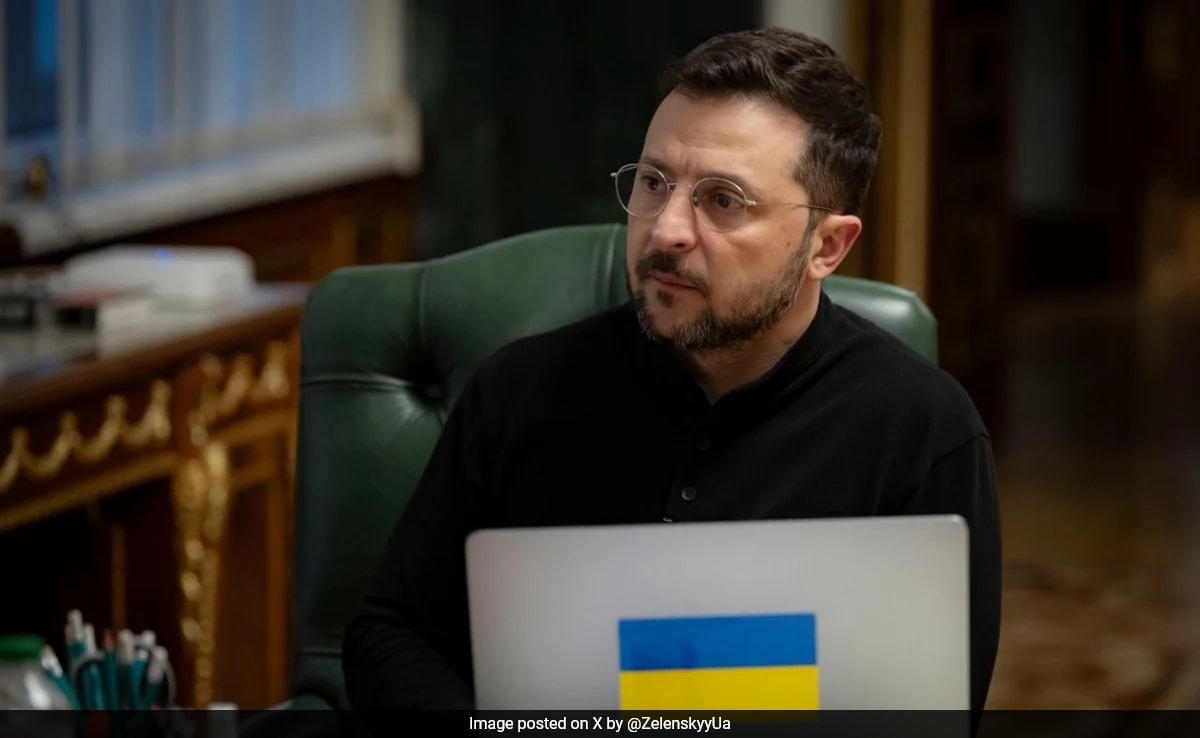 "No Encirclement Of Our Troops" By Russians In Kursk: Zelensky