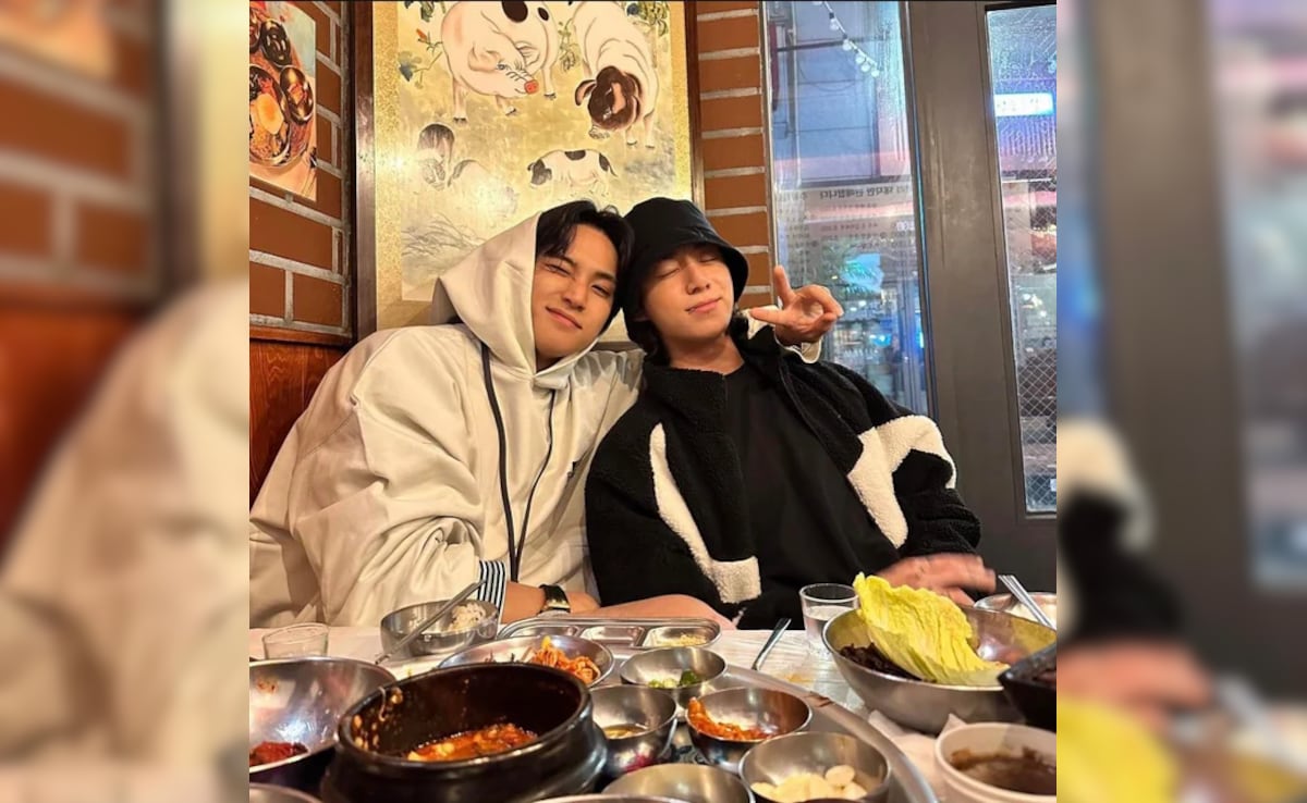 Pics From BTS Jungkook's Reunion With SEVENTEEN's Mingyu On Military Break Are Crazy Viral